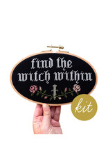 Junebug & Darlin Find the Witch Within Cross Stitch Kit