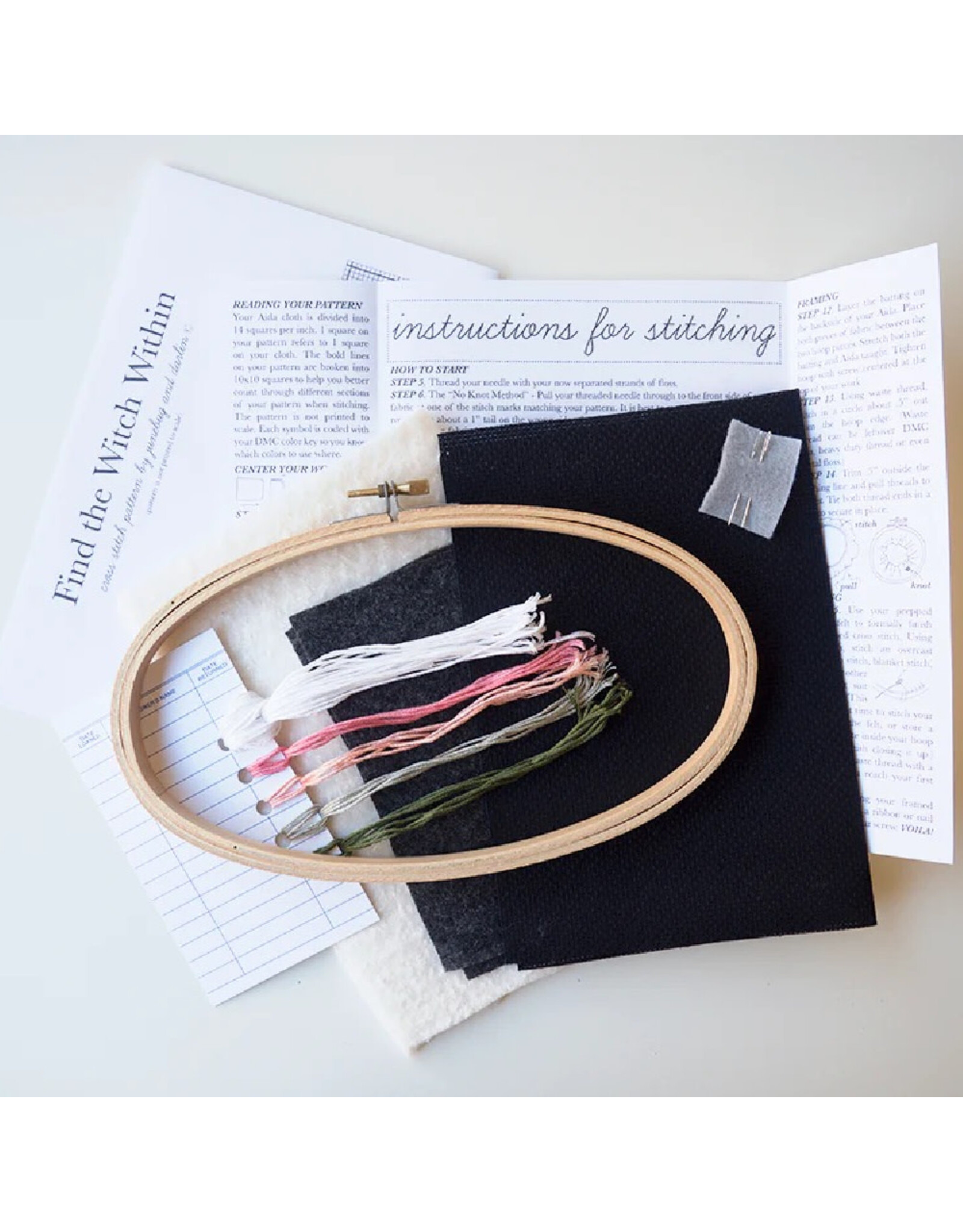 Junebug & Darlin Find the Witch Within Cross Stitch Kit