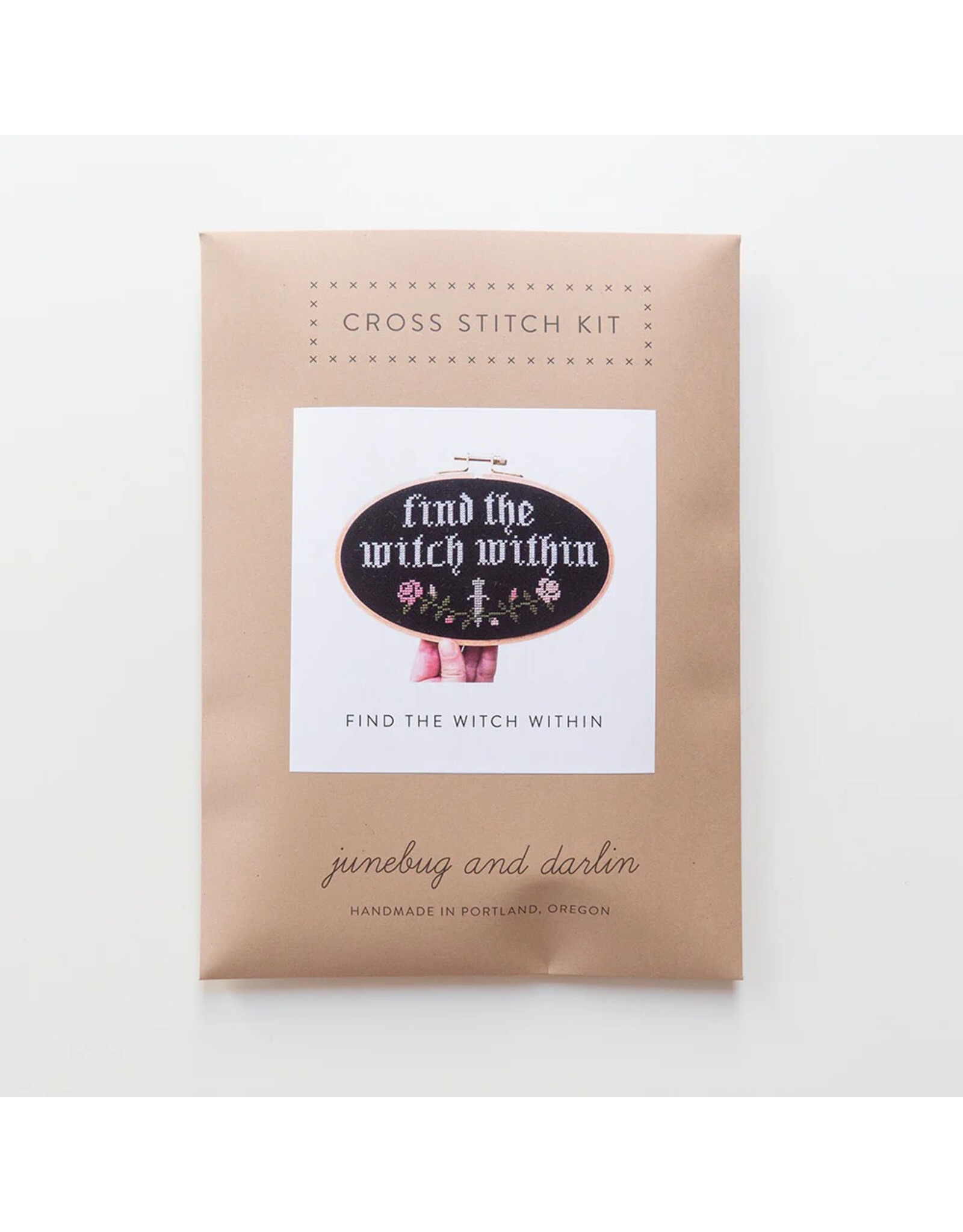 Junebug & Darlin Find the Witch Within Cross Stitch Kit