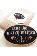 Junebug & Darlin Find the Witch Within Cross Stitch Kit