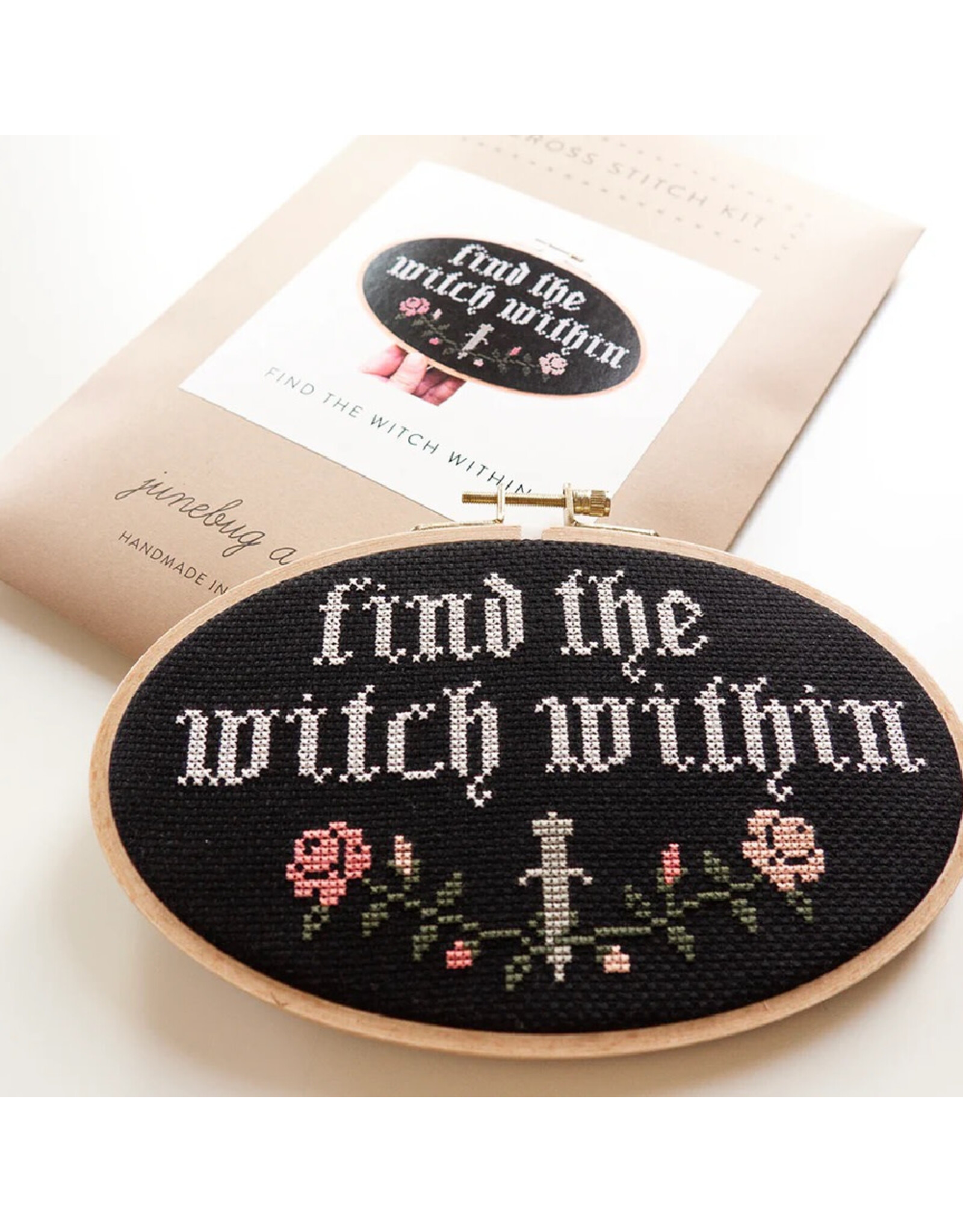 Junebug & Darlin Find the Witch Within Cross Stitch Kit