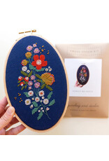 Junebug & Darlin Forget-Me-Knots Cross Stitch Kit
