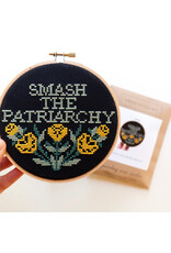 Junebug & Darlin Smash the Patriarchy Cross Stitch Kit
