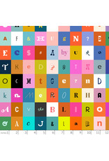 Ruby Star Society for Moda Selvedge Magic, Letters in Multi, Fabric Half-Yards