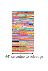 Ruby Star Society for Moda Selvedge Magic, Selvedge Text in Multi, Fabric Half-Yards