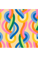 Emily Van Hoff Groove, Knotted in Luminous Multi, Fabric Half-Yards