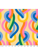 Emily Van Hoff Groove, Knotted in Luminous Multi, Fabric Half-Yards