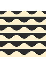 Emily Van Hoff Groove, Wavy in Tuxedo, Fabric Half-Yards