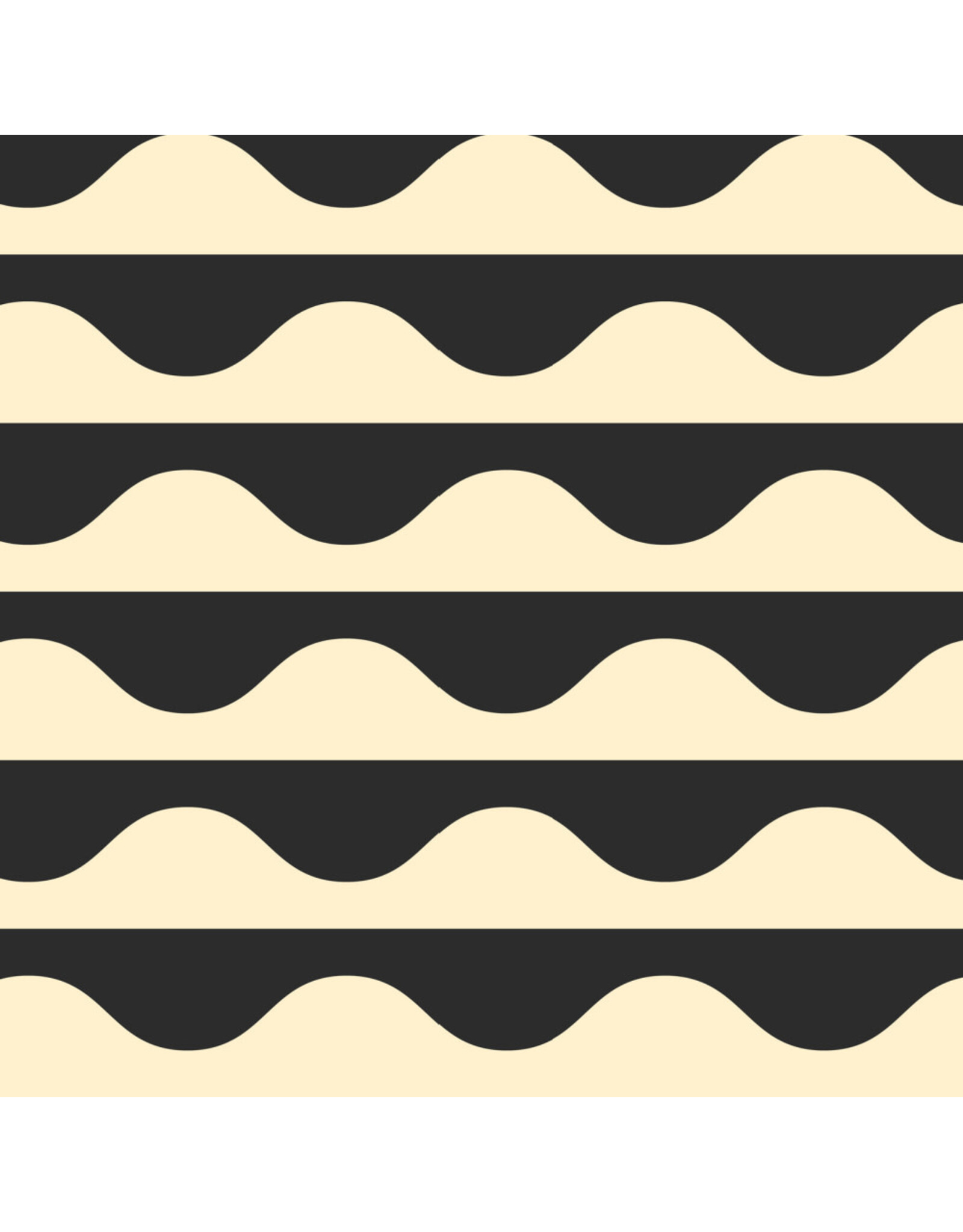 Emily Van Hoff Groove, Wavy in Tuxedo, Fabric Half-Yards