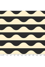Emily Van Hoff Groove, Wavy in Tuxedo, Fabric Half-Yards