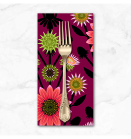 PD's Anna Maria Collection Iconic, Lifespan in Eggplant, Dinner Napkin