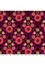 Anna Maria Iconic, Lifespan in Eggplant, Fabric Half-Yards