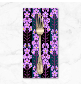 PD's Anna Maria Collection Iconic, Forgetmenot in Indigo, Dinner Napkin