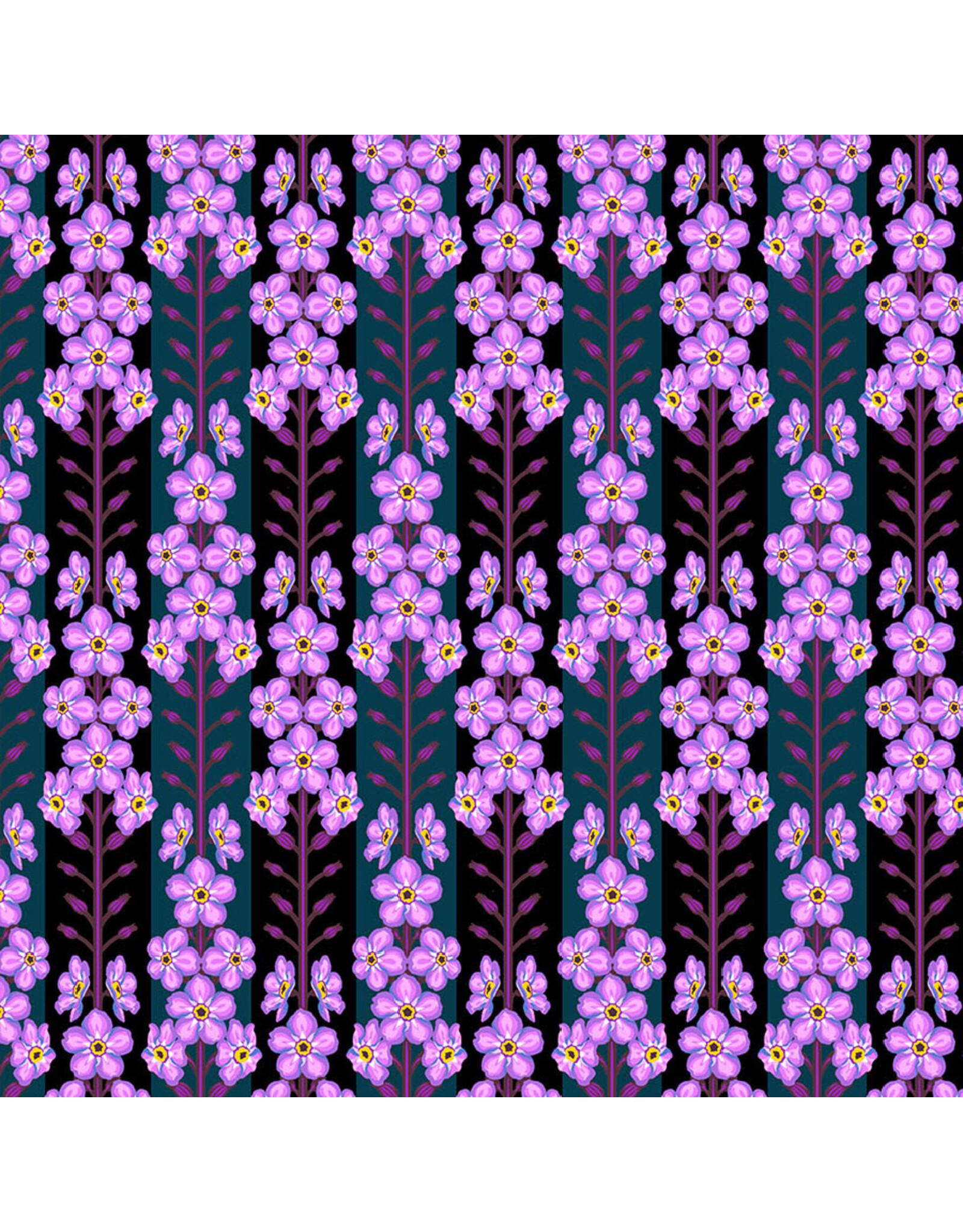 Anna Maria Iconic, Forgetmenot in Indigo, Fabric Half-Yards