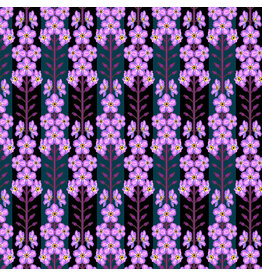Anna Maria Iconic, Forgetmenot in Indigo, Fabric Half-Yards