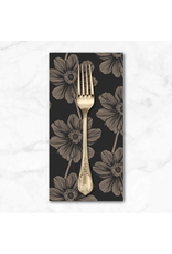 PD's Anna Maria Collection Indelible, Anemone in Silvertone, Dinner Napkin