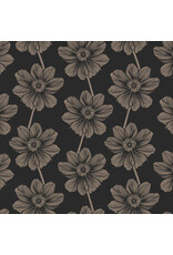 Anna Maria Indelible, Anemone in Silvertone, Fabric Half-Yards