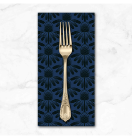 PD's Anna Maria Collection Indelible, Coneflower in Night, Dinner Napkin