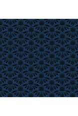 Anna Maria Indelible, Coneflower in Night, Fabric Half-Yards