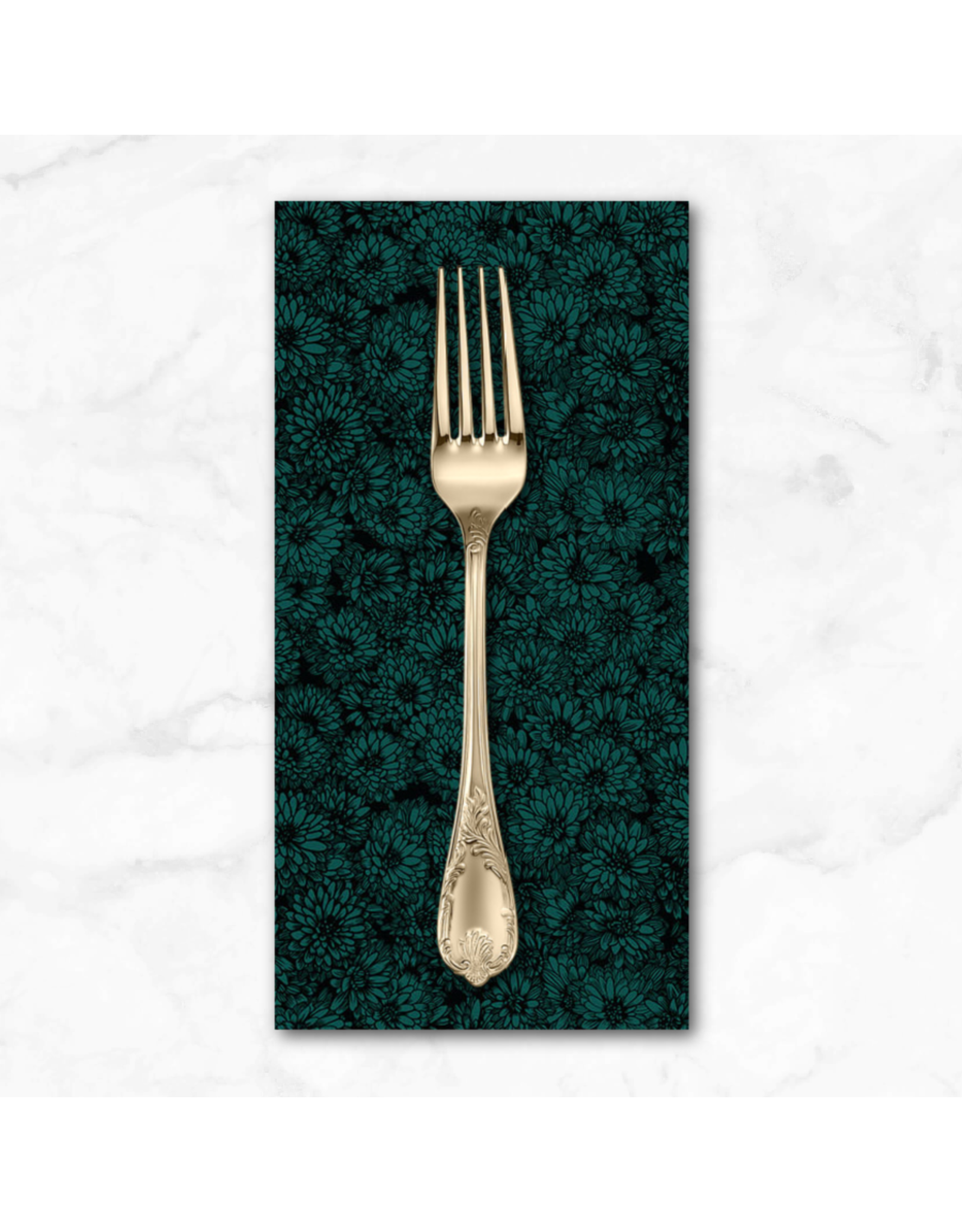PD's Anna Maria Collection Indelible, Mums in Seaweed, Dinner Napkin