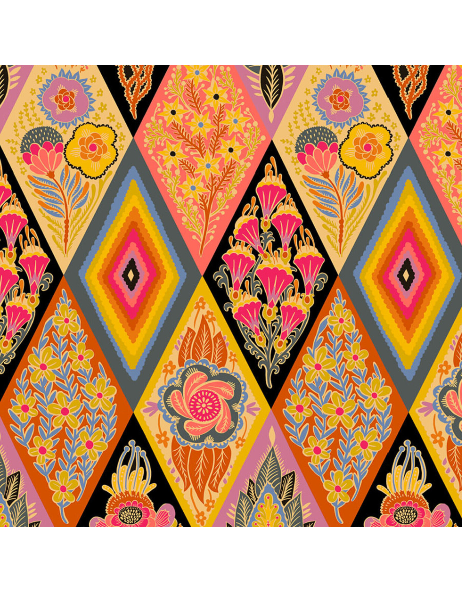Anna Maria Shooting Star, Socialite in Honey, Fabric Half-Yards