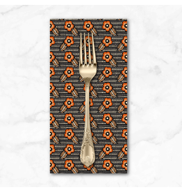 PD's Anna Maria Collection Shooting Star, Woodcarving in Black, Dinner Napkin