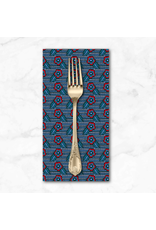 PD's Anna Maria Collection Shooting Star, Woodcarving in Indigo, Dinner Napkin
