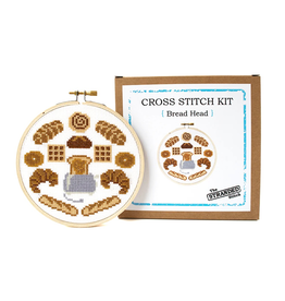The Stranded Stitch Bread Head Cross Stitch Kit