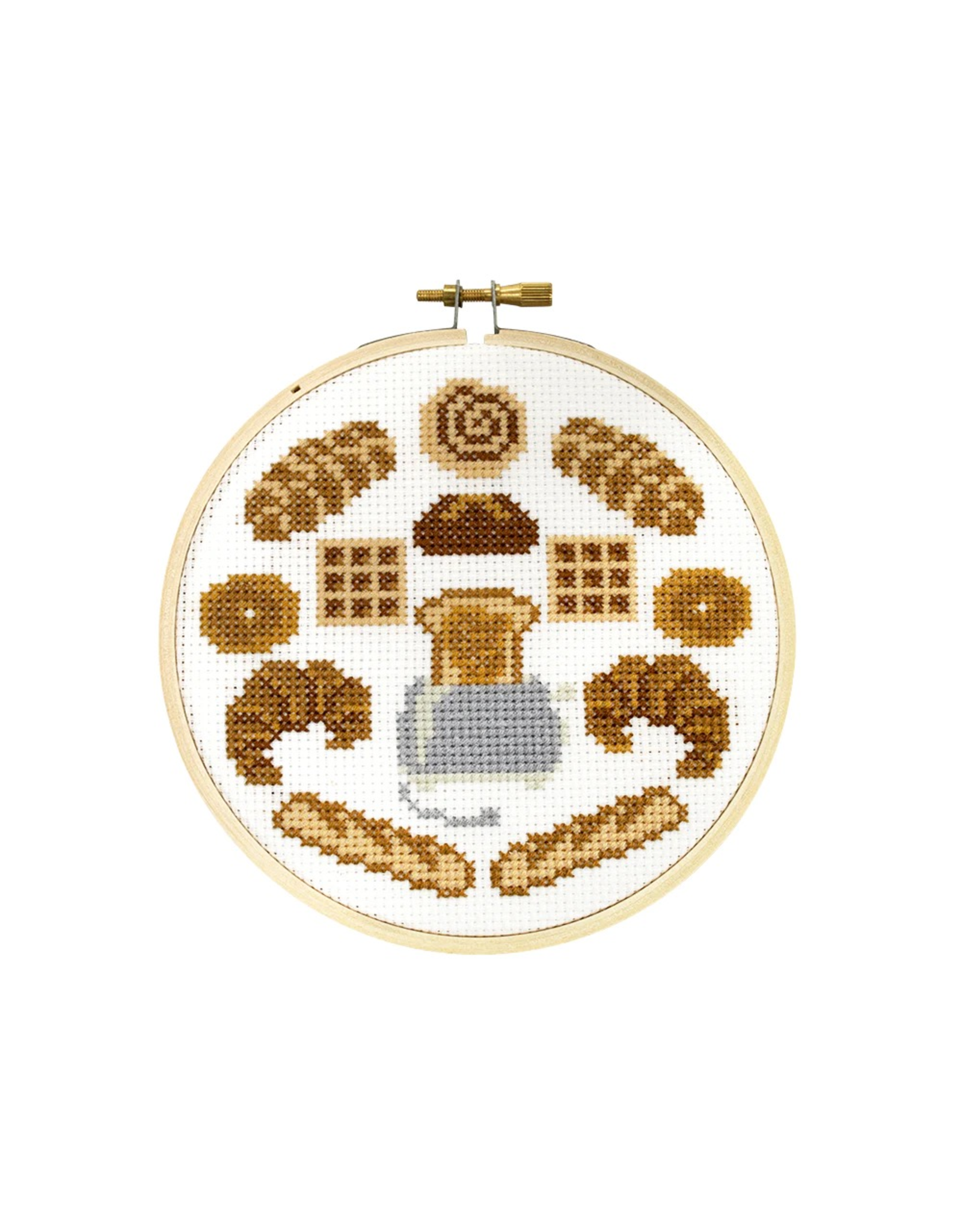 The Stranded Stitch Bread Head Cross Stitch Kit