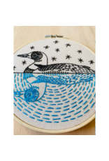 Hook, Line & Tinker Loon, Embroidery Kit