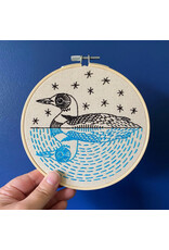 Hook, Line & Tinker Loon, Embroidery Kit