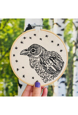 Hook, Line & Tinker Raven Nevermore Embroidery Kit