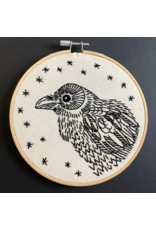 Hook, Line & Tinker Raven Nevermore Embroidery Kit
