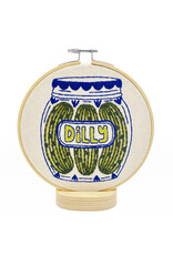 Hook, Line & Tinker Dill Pickles, Dilly, Embroidery Kit