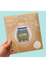 Hook, Line & Tinker Dill Pickles, Dilly, Embroidery Kit