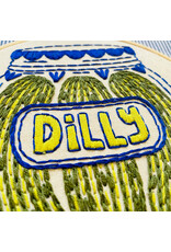 Hook, Line & Tinker Dill Pickles, Dilly, Embroidery Kit