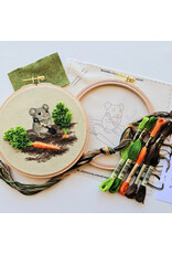 Jessica Long Embroidery Garden Mouse, Embroidery Kit
