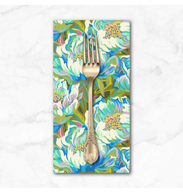 PD's Figo Collection Full Bloom, Joy in Blue, Dinner Napkin
