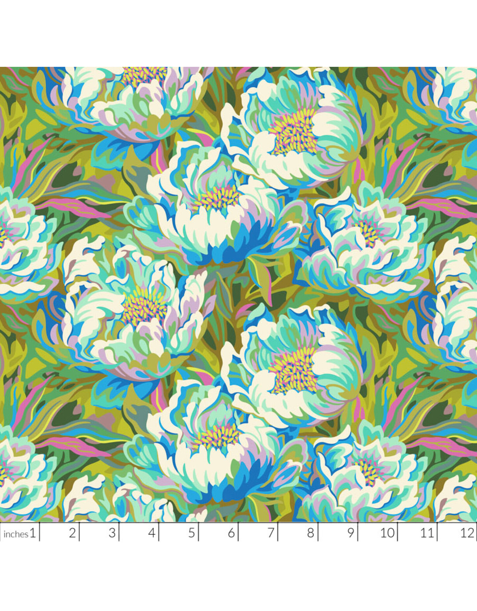 PD's Figo Collection Full Bloom, Joy in Blue, Dinner Napkin