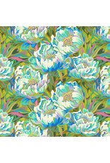 Figo Full Bloom, Joy in Blue, Fabric Half-Yards
