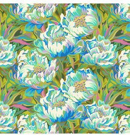 Figo Full Bloom, Joy in Blue, Fabric Half-Yards