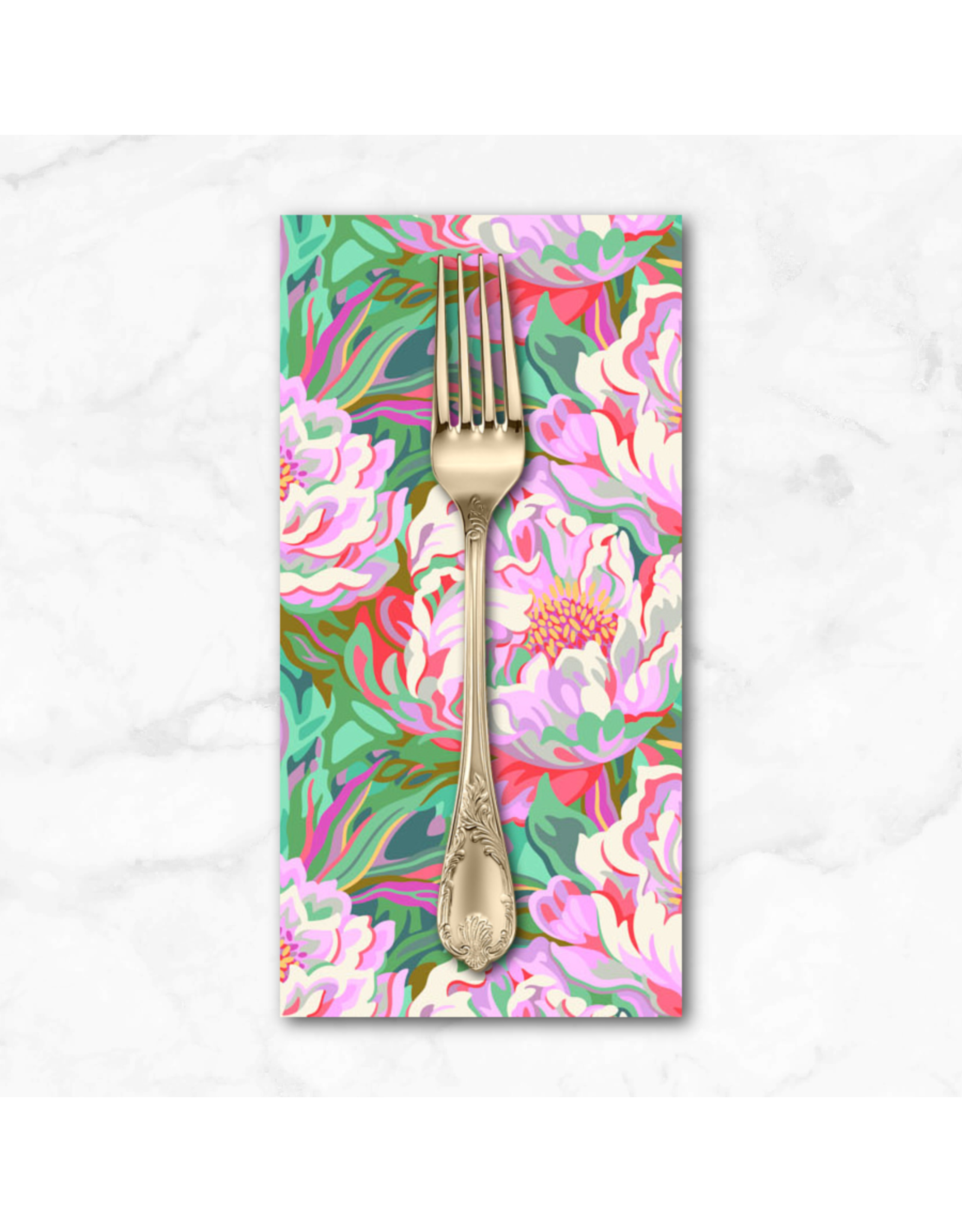 PD's Figo Collection Full Bloom, Joy in Lavender, Dinner Napkin