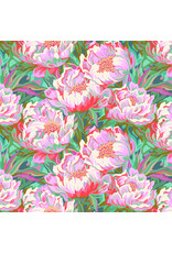 Figo Full Bloom, Joy in Lavender, Fabric Half-Yards