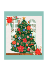 Mia Charro Christmas Cabin, Cozy Christmas 36"x 44" Fabric Panel