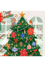 Mia Charro Christmas Cabin, Cozy Christmas 36"x 44" Fabric Panel