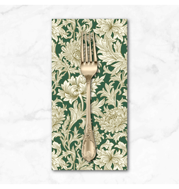 PD's William Morris Collection Morris & Co, The Oxford Holiday Collection, Chrysanthemum Toile in Forest, Dinner Napkin