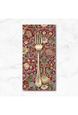 PD's William Morris Collection Morris & Co, The Oxford Holiday Collection, Lodden in Crimson, Dinner Napkin