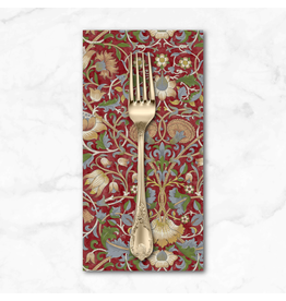 PD's William Morris Collection Morris & Co, The Oxford Holiday Collection, Lodden in Crimson, Dinner Napkin