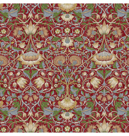 William Morris & Co. Morris & Co, The Oxford Holiday Collection, Lodden in Crimson, Fabric Half-Yards