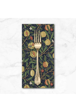 PD's William Morris Collection Morris & Co, The Oxford Holiday Collection, Medium Fruit in Ink, Dinner Napkin